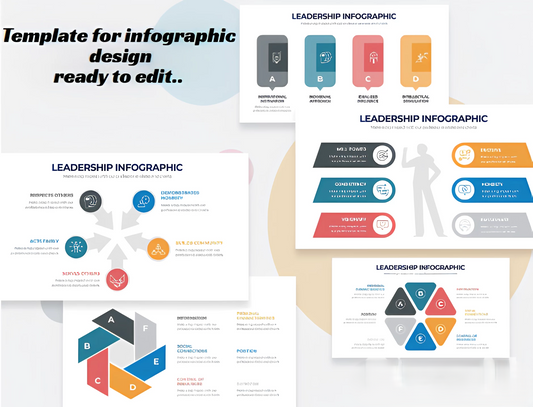 Template for infographic design ready to edit..