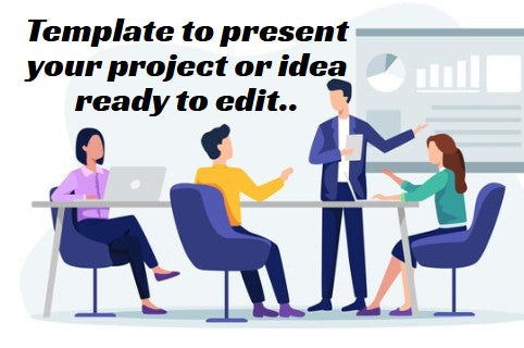 Template to present your project or idea ready to edit..